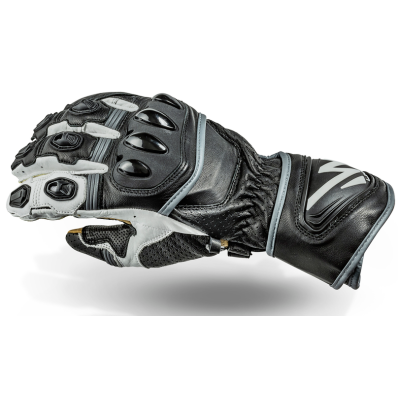 Manusi de piele  Lindstrands Bergby Black/White