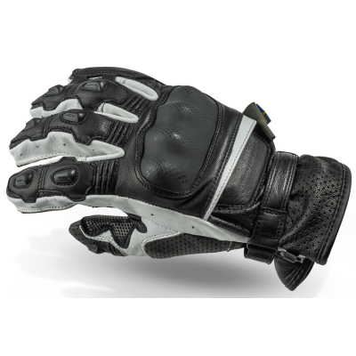 Manusi moto  Lindstrands Holen Black/White