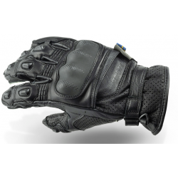Manusi moto din piele  Lindstrands Holen Black Manusi moto din piele  Lindstrands Holen Black