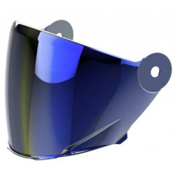 Viziera iridium pentru AIroh Helios - Mirror Blue
