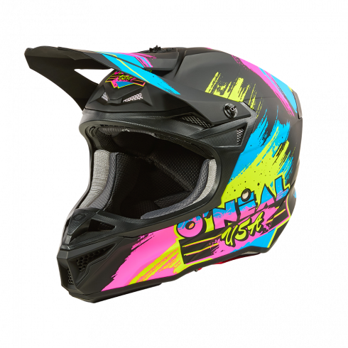 Casca motocross  5SERIES POLYACRYLITE RESEDA BLACK/NEON Casca motocross  5SERIES POLYACRYLITE RESEDA BLACK/NEON