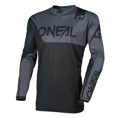 Bluză motocross O`NEAL ELEMENT RACEWEAR BLACK/GRAY V.26