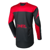 Bluză motocross  O`NEAL ELEMENT RACEWEAR BLACK/RED V.26 thumb