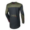 Bluză motocross O`NEAL ELEMENT RACEWEAR BLACK/OLIVE V.26 thumb
