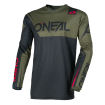 Bluză motocross O`NEAL ELEMENT RACEWEAR BLACK/OLIVE V.26 thumb