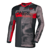 Bluză motocross O`NEAL ELEMENT ROLLER GRAY/RED