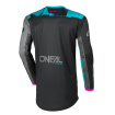 Bluză motocross pentru damă O`NEAL ELEMENT ROLLER BLACK/CYAN Bluză motocross pentru damă O`NEAL ELEMENT ROLLER BLACK/CYAN thumb