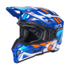 Cască enduro O'NEAL EX-SRS DUST BLUE/ORANGE