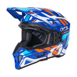 Cască enduro O'NEAL EX-SRS DUST BLUE/ORANGE