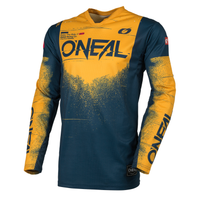 Bluză motocross O'NEAL HARDWEAR SWIPE NAVY BLUE/TANGERINE