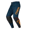 Pantaloni motocross O'NEAL HARDWEAR SWIPE NAVY BLUE/TANGERINE
