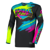 Bluză motocross O'NEAL MAYHEM RESEDA BLACK/NEON YELLOW thumb