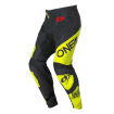 Pantaloni motocross  O'NEAL ELEMENT RACEWEAR BLACK/NEON YELLOW V.26 thumb