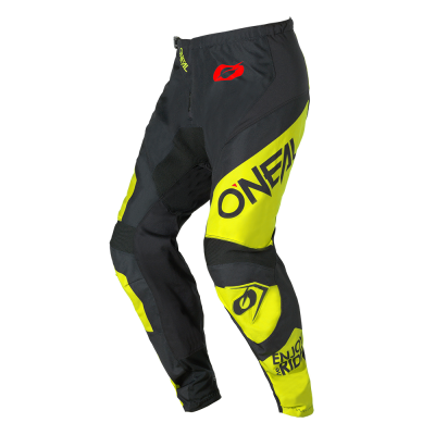 Pantaloni motocross  O'NEAL ELEMENT RACEWEAR BLACK/NEON YELLOW V.26