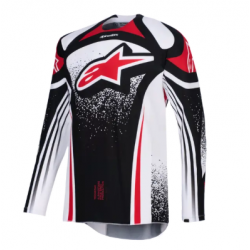 Bluza motocross  Alpinestars TECHSTAR NOMUR BLACK/WHITE/RED