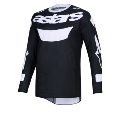 Bluza motocross  Alpinestars RACER AIR RIWAY BLACK/WHITE