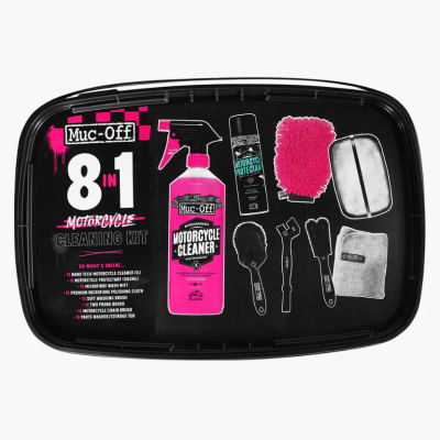 Kit de curățare Muc-Off 8in1 Motorcycle Cleaning Kit Kit de curățare Muc-Off 8in1 Motorcycle Cleaning Kit