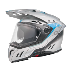 Cască enduro O'NEAL SIERRA RS ECHO GRAY/BLUE V.26