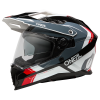 Cască enduro O'NEAL D-SRS NOMAD BLACK/WHITE/RED V.26