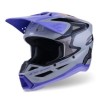 Cască motocross pentru copii ALPINESTARS SM3 JETTSON GRAY/PUR/BLK