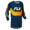 Bluză motocross pentru copii  FLY RACING Kinetic Jugend - Navy/Orange