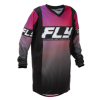 Bluză motocross pentru copii  FLY RACING F-16 Youth - Black/Red/Purple