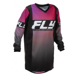 Bluză motocross pentru copii  FLY RACING F-16 Youth - Black/Red/Purple