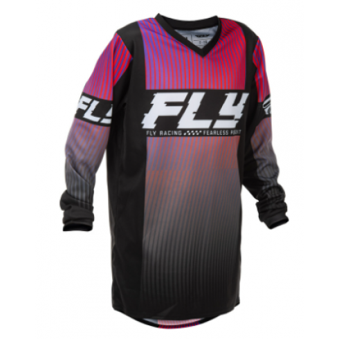 Bluză motocross pentru copii FLY RACING F-16 Youth - Black/Red/Purple Bluză motocross pentru copii FLY RACING F-16 Youth - Black/Red/Purple
