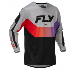 Bluză motocross FLY RACING Kinetic - Grey/Red/Purple/Black Bluză motocross FLY RACING Kinetic - Grey/Red/Purple/Black