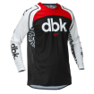Bluză motocross FLY RACING Evolution DST DBK Special Edition - Black/White/Red thumb