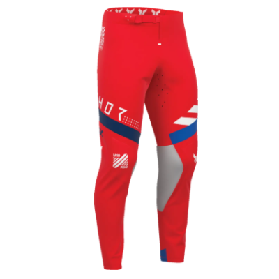 Pantaloni motocross THOR SPORTMODE SYNTH RED Pantaloni motocross THOR SPORTMODE SYNTH RED
