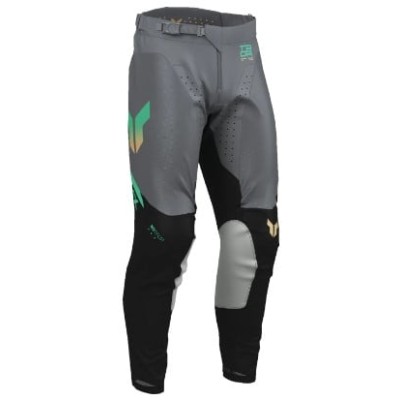 Pantaloni  motocross THOR LAUNCHMODE VENT RAPTOR BLK/CHAR