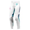 Pantaloni motocross pentru femei THOR WMN LAUNCHMODE BLEACH WHT/AQ thumb