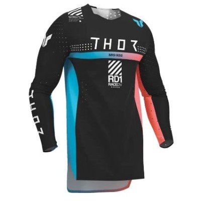 Bluza motocross THOR SPORTMODE SYNTH BLACK