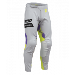 Pantaloni de motocross  THOR LAUNCHMODE BLEACH GRAY/ACID Pantaloni de motocross  THOR LAUNCHMODE BLEACH GRAY/ACID