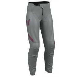 Pantaloni enduro pentru femei  THOR  RIDEMODE MENACE PURPLE/GREY