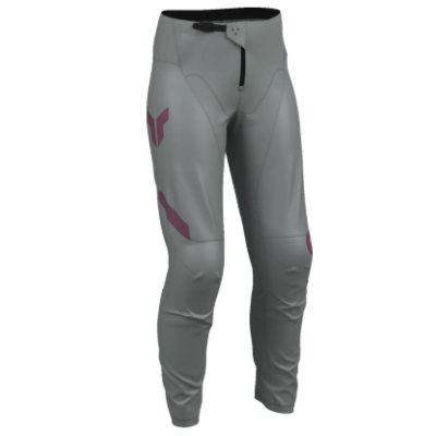 Pantaloni enduro pentru femei  THOR  RIDEMODE MENACE PURPLE/GREY