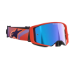 Ochelari motocross ALPINESTARS SUPERTECH CORP CORAL/PURLE MIRROR-BLUE thumb