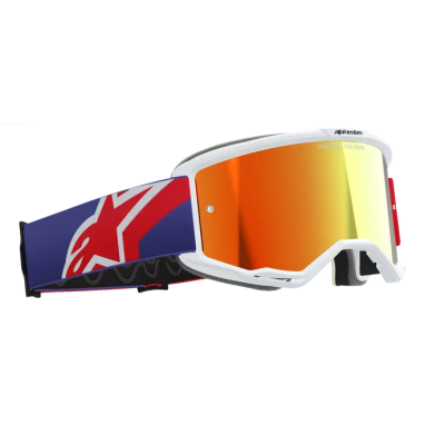 Ochelari motocross  ALPINESTARS VISION 5 CORP RED/PURPLE MIRROR RED