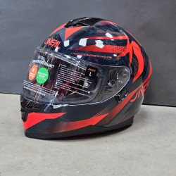 Casca O'NEAL CHALLENGER EXO V.22 RED/BLUE cu defect  Casca O'NEAL CHALLENGER EXO V.22 RED/BLUE cu defect