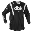 Bluză motocross  FLY RACING Kinetic Mesh DBK - Black/White thumb