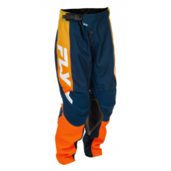 Pantaloni motocross pentru copii FLY RACING Kinetic - Navy/Orange