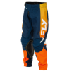 Pantaloni motocross pentru copii FLY RACING Kinetic - Navy/Orange thumb