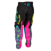 Pantaloni motocross pentru copii  FLY RACING Kinetic Mutant  - Black/multi thumb