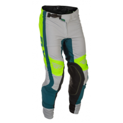 Pantaloni motocross FLY RACING - Grey/Lime/Teal