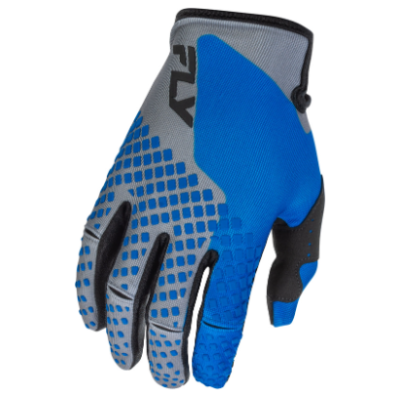 Mănuși motocross pentru copii  FLY RACING Kinetic - Blue/Grey/Black