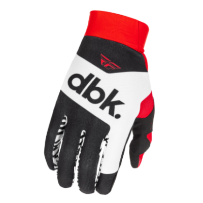 Mănuși motocross  FLY RACING Pro Lite DBK - Black/White/Red