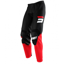 Pantaloni motocross SHOT Burst Red