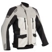 Geacă moto din textile  Lindstrands Storbo Light Grey Black thumb