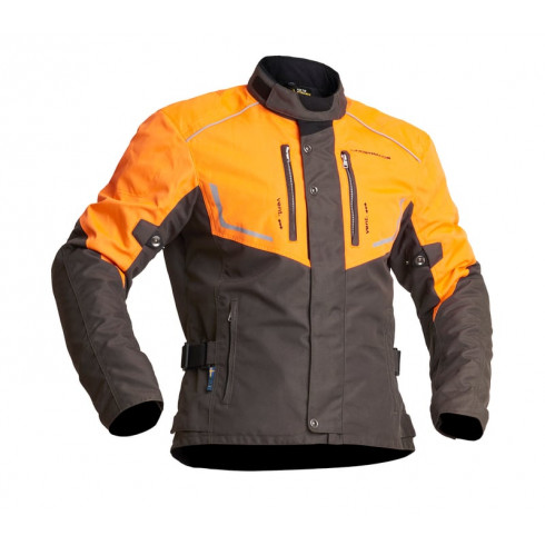 Geacă moto din textil Lindstrands Halden Green/Orange Geacă moto din textil Lindstrands Halden Green/Orange